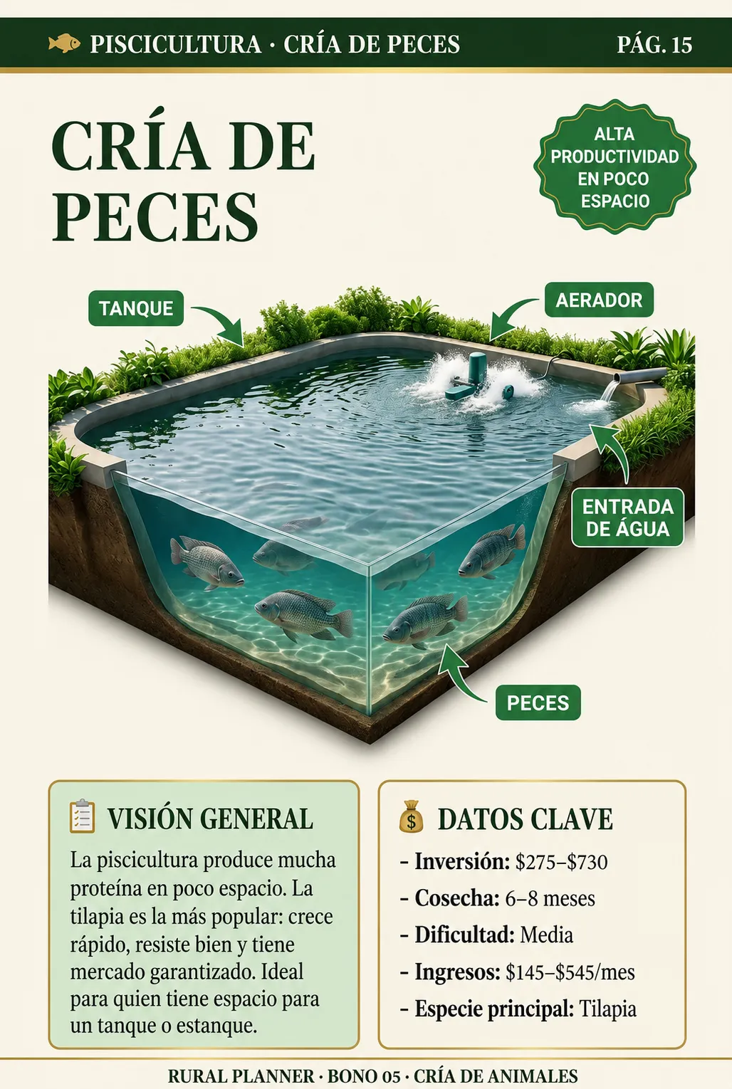 Parcela productiva pequeña